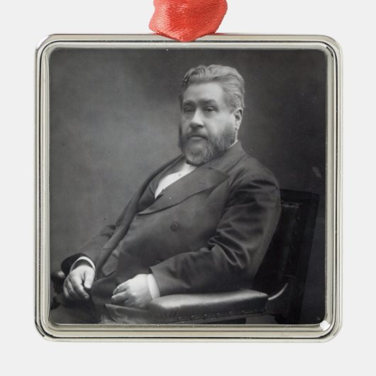 Reverend Charles Haddon Spurgeon Metalen Ornament (Voorkant)