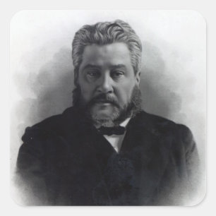 Reverend Charles Haddon Spurgeon Vierkante Sticker