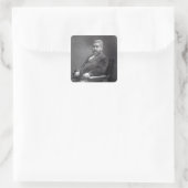 Reverend Charles Haddon Spurgeon Vierkante Sticker (Tas)