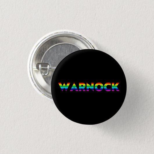 Reverend Warnock Georgia Senate runoff pride lgbt Ronde Button 3,2 Cm (Voorkant /achterkant)
