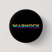 Reverend Warnock Georgia Senate runoff pride lgbt Ronde Button 3,2 Cm (Voorkant)