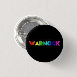 Reverend Warnock Georgia Senate runoff pride lgbt Ronde Button 3,2 Cm