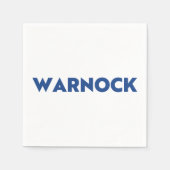 Reverend Warnock Georgia Witboek van de Senaat Servet (Voorkant)