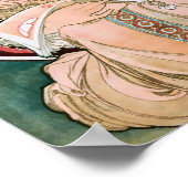 Reverie door Alphonse Mucha Decoratief Poster (Hoek)