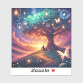 "Reverie" dromerige kunst sticker