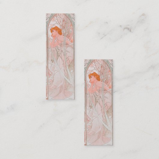 Reverie du Soir (1899) Bladwijzer Mini Visitekaartje (Voorkant / Achterkant)