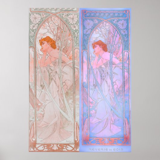 Reverie du Soir (1899) Poster (Voorkant)