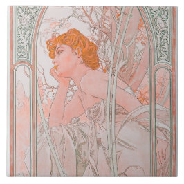 Reverie du Soir (1899) Tegeltje