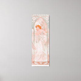 Reverie du Soir (1899) van Alphonse Mucha Canvas Afdruk