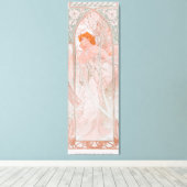 Reverie du Soir (1899) van Alphonse Mucha Canvas Afdruk (Insitu (Houten vloer))