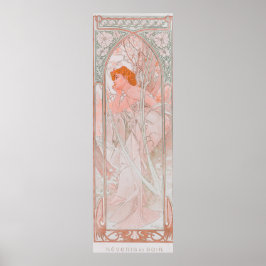 Reverie du Soir (1899) van Alphonse Mucha Poster