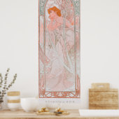 Reverie du Soir (1899) van Alphonse Mucha Poster (Keuken)