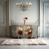 REVERIE IN BLOOM II Hummingbird & Lace Tissuepapier