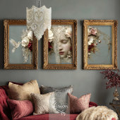 REVERIE IN BLOOM III Lace & Botanical Tissuepapier