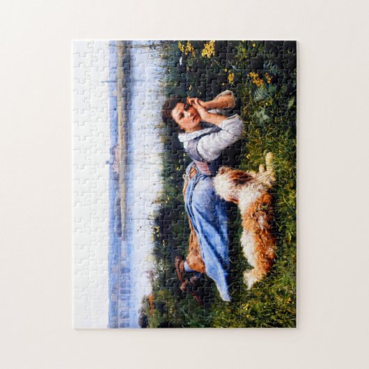 Reverie van Daniel Ridgway Knight Legpuzzel (Verticaal)