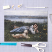 Reverie van Daniel Ridgway Knight Tissuepapier (Craft)