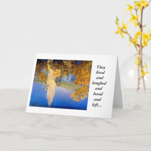 Reveries 1913, They lived and laughed and loved... Kaart (Gele Bloem)