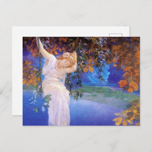 Reveries door Maxwell Parrish Briefkaart (Voorkant / Achterkant)