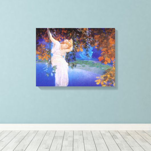 Reveries door Maxwell Parrish Canvas Afdruk (Insitu (Houten vloer))