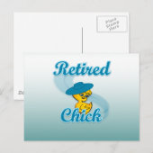Revermoeid Chick Briefkaart (Voorkant / Achterkant)
