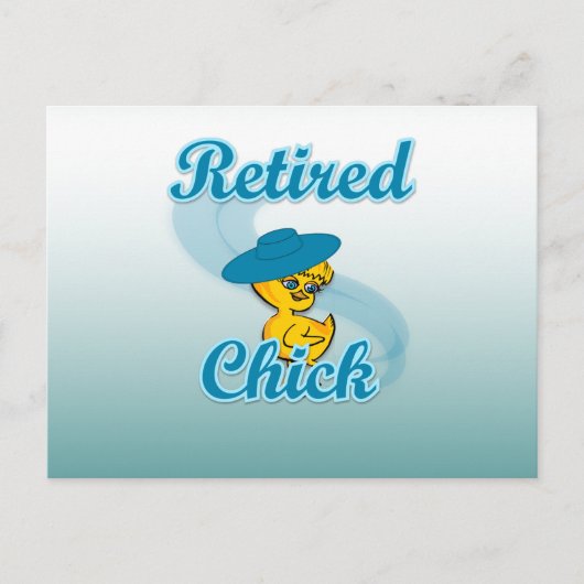 Revermoeid Chick Briefkaart (Voorkant)