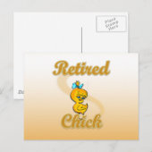 Revermoeid Chick Briefkaart (Voorkant / Achterkant)
