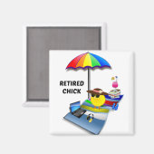 Revermoeid Chick Magneet (Voorkant / Achterkant)