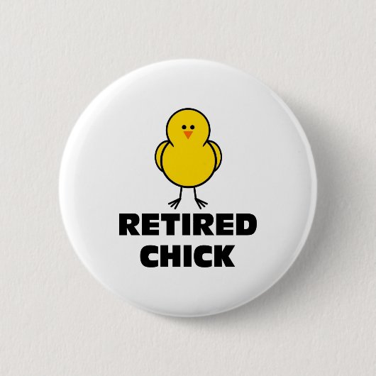Revermoeid Chick Ronde Button 5,7 Cm (Voorkant)