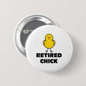 Revermoeid Chick Ronde Button 5,7 Cm (Voorkant /achterkant)