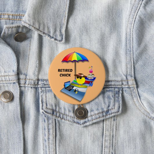 Revermoeid Chick Ronde Button 7,6 Cm (In situ)