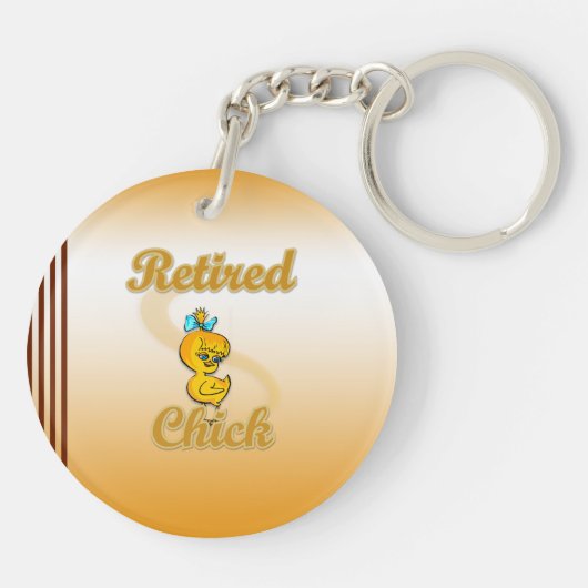 Revermoeid Chick Sleutelhanger (Achterkant)