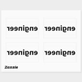 Reverse Engineer Rechthoekige Sticker (Vel)