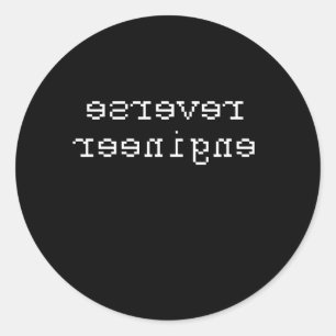 REVERSE-ENGINEER RONDE STICKER