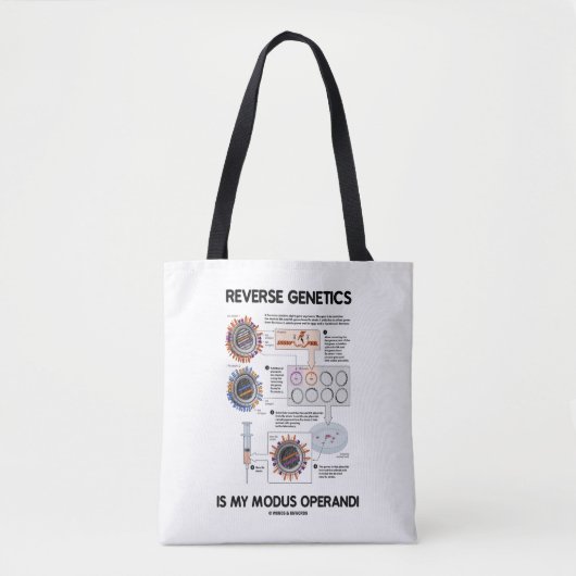 Reverse Genetics is mijn Modus Operandi Tote Bag (Voorkant)