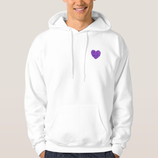 reverse heart hoodie (Voorkant)