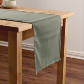 Reverse Noise Moss Green Table Runner – Aangepast Korte Tafelloper (Voorbeeld)
