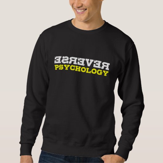 Reverse Psychology Funny Sarcastic Psychologist St Trui (Voorkant)