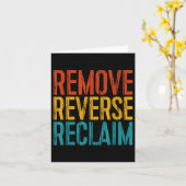 Reverse Reclaim Protest verwijderen Kaart (Gele Bloem)