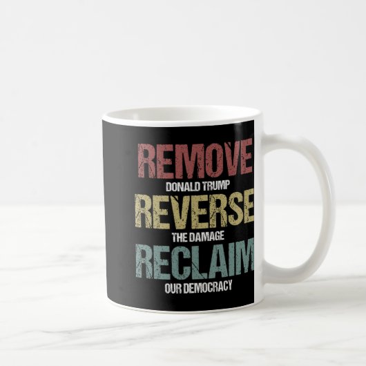 Reverse Reclaim Protest verwijderen Koffiemok (Rechts)