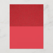 Reverse Split-Horizontal Tomaat Rood Briefkaart (Voorkant)