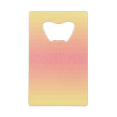 Reverse Sun Shimmer Creditkaart Flessenopener (Voorkant)