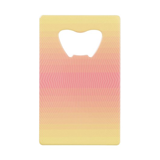 Reverse Sun Shimmer Creditkaart Flessenopener (Voorkant)