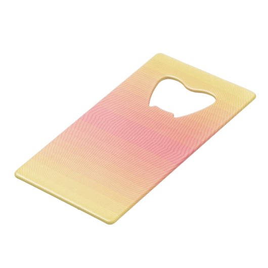 Reverse Sun Shimmer Creditkaart Flessenopener (Achterkant Gekanteld)