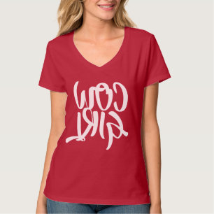 Reversed Cowgirl Letters T-Shirt