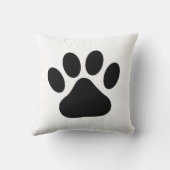 Reversibele Dog Paw Print Kussen (Achterkant)