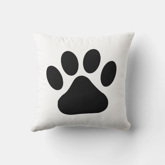 Reversibele Dog Paw Print Kussen (Achterkant)