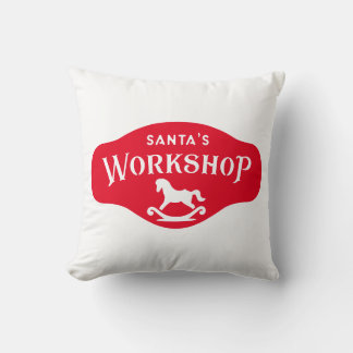 Reversibele Santa's Workshop Kussen