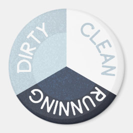 Reversibele vuilniswasmachine marine Blue Clean Di Magneet