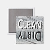 Reversibele vuilniswasmachine voor schone vuil magneet (Voorkant / Achterkant)