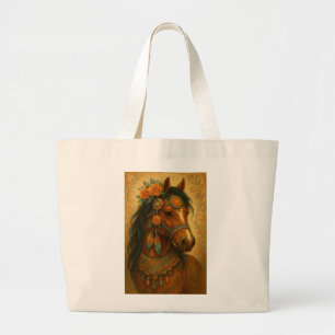 Reversible Horse Print Tas